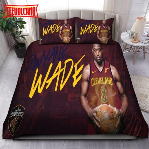 Legend Dwyane Wade Cleveland Cavaliers NBA 40 Bedding Sets