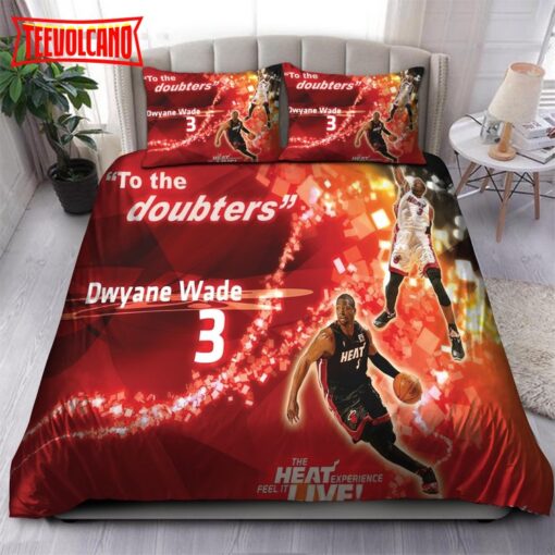 Legend Dwyane Wade Eastern Conference Finals Miami Heat NBA 31 Bedding Sets V2