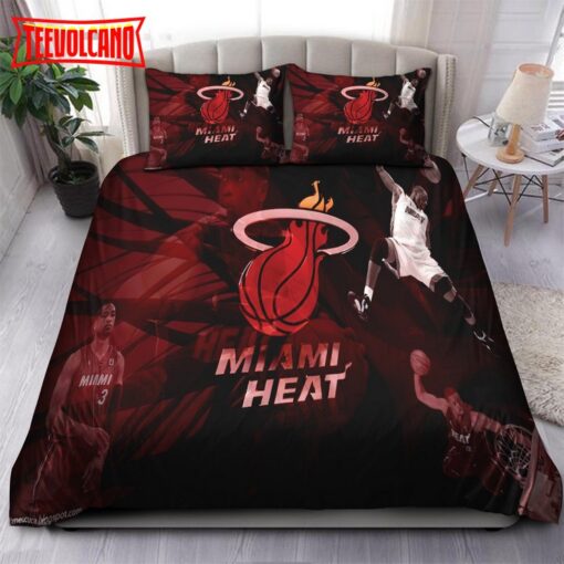 Legend Dwyane Wade Miami Heat NBA 26 Bedding Sets