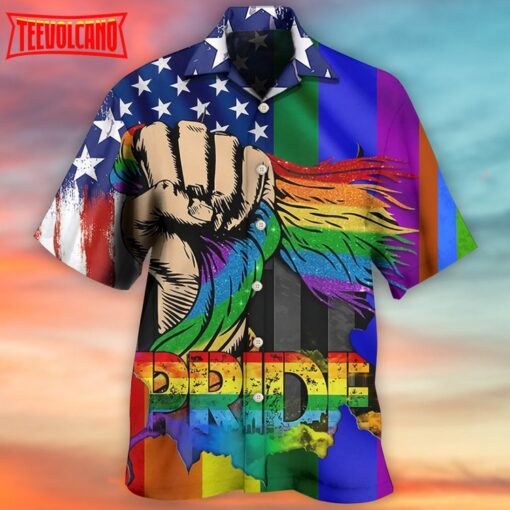 LGBT Hand Love Hawaiian Shirt