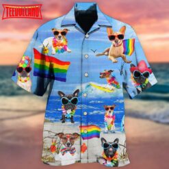 LGBT Jack Russell Terrier Cool Hawaiian Shirt