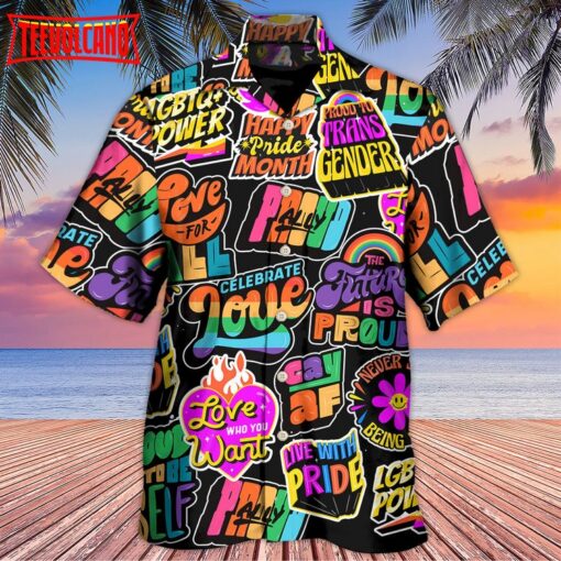 LGBT Love Is Love Pride Month Hawaiian Shirt