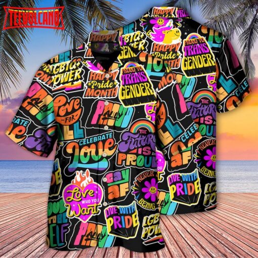 LGBT Love Is Love Pride Month Hawaiian Shirt