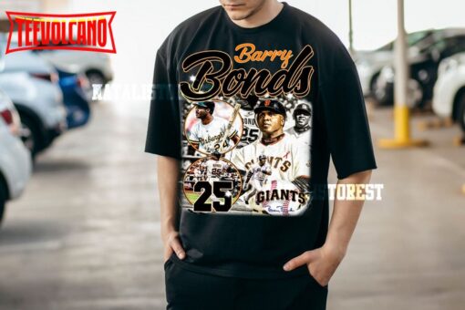 Limited Barry Bonds Vintage Baseball Shirt