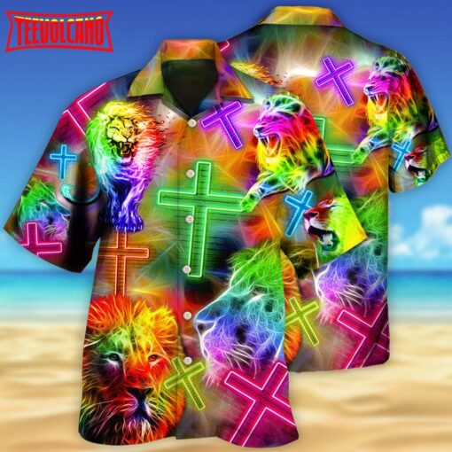 Lion Of God Style Hawaiian Shirt