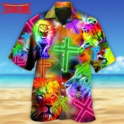 Lion Of God Style Hawaiian Shirt