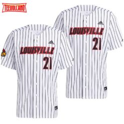 Louisville Cardinals College Baseball White Replica Jersey