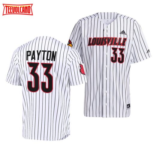 Louisville Cardinals Jack Payton College Baseball Jersey White