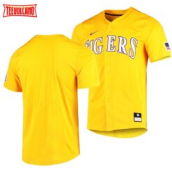 LSU Tigers College Baseball Gold Elite Jersey