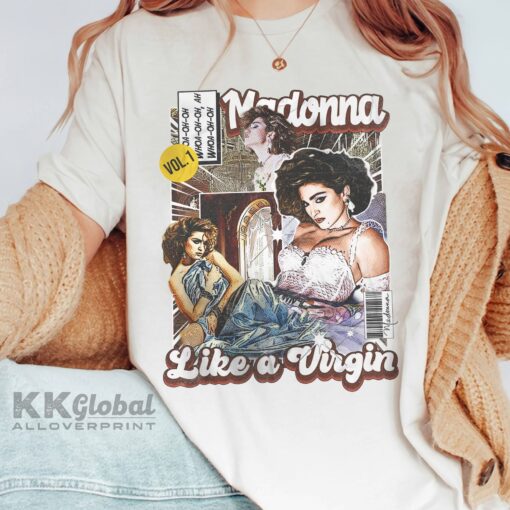 Madonna Comic 90s Girl Like A Virgin Shirt