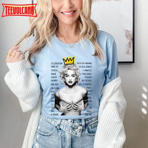 Madonna The Celebration Tour 2023 Four Decades T-Shirt