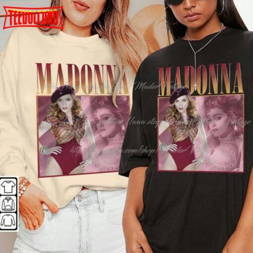 Madonna Vintage 90s 2023 Four Decades Tour Shirt