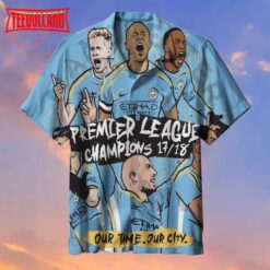 Manchester City F.C. Fans Commemorative Hawaiian Shirt