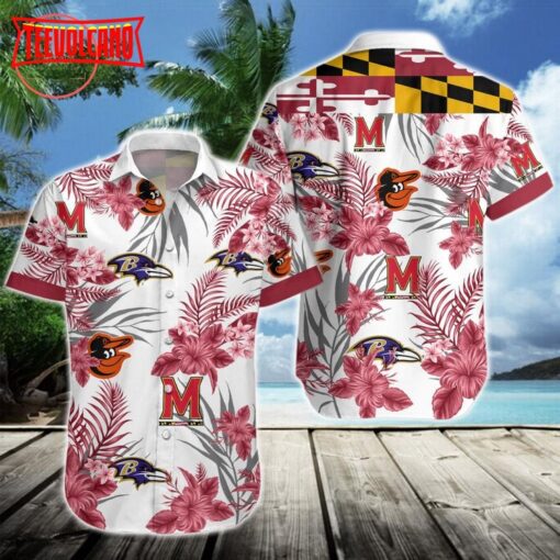 Maryland Sports Hawaiian Shirt