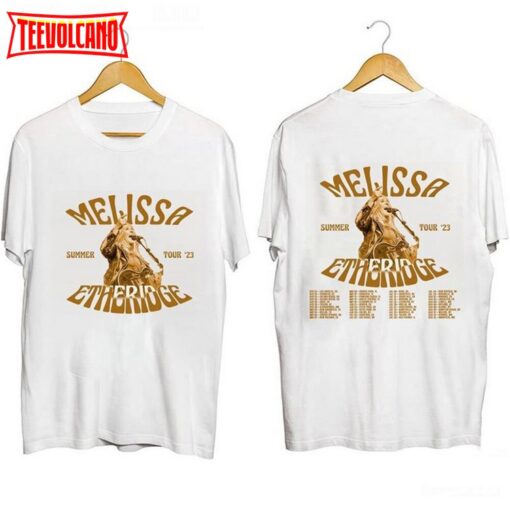 Melissa Etheridge Summer Tour 2023 Double Side Shirt