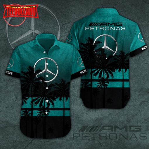 Mercedes Amg Petronas F1 Team Hawaiian Shirt