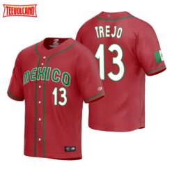 Mexico Alan Trejo Red Replica 2023 World Baseball Classic Jersey