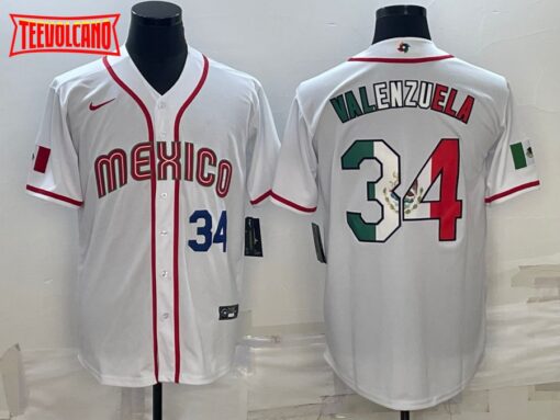 Mexico Fernando Valenzuela 2023 World Baseball Jersey