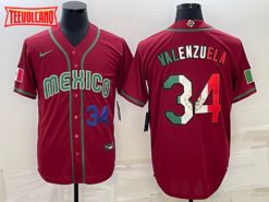 Mexico Fernando Valenzuela Red Royal 2023 World Baseball Jersey