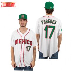 Mexico Isaac Paredes White 2023 World Baseball Classic Jersey