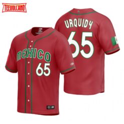 Mexico Jose Urquidy Red Replica 2023 World Baseball Classic Jersey