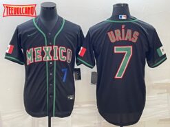 Mexico Julio Urias Black Royal 2023 World Baseball Classic Jersey