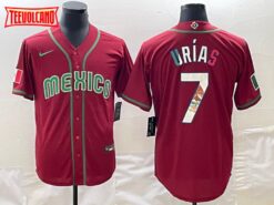 Mexico Julio Urias Red Flag Edition 2023 World Baseball Classic Jersey