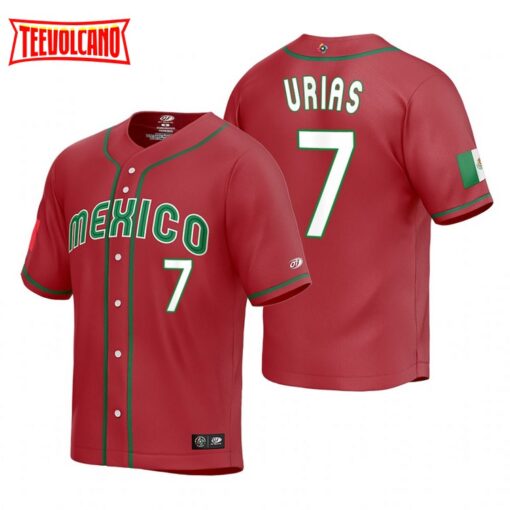 Mexico Julio Urias Red Replica 2023 World Baseball Classic Jersey