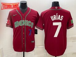 Mexico Julio Urias Red Royal 2023 World Baseball Classic Jersey