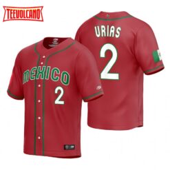 Mexico Luis Urias Red Replica 2023 World Baseball Classic Jersey