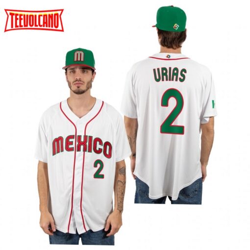 Mexico Luis Urias White 2023 World Baseball Classic Jersey