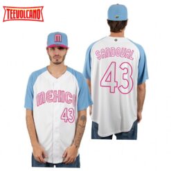 Mexico Patrick Sandoval White Blue 2023 World Baseball Classic Jersey