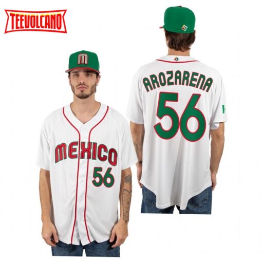 Mexico Randy Arozarena White 2023 World Baseball Classic Jersey