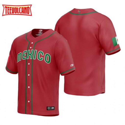 Mexico Red 2023 World Baseball Classic Jersey