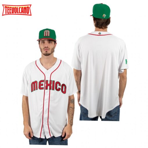 Mexico White 2023 World Baseball Classic Jersey