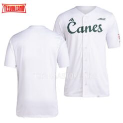 Miami Hurricanes College Baseball White Jersey