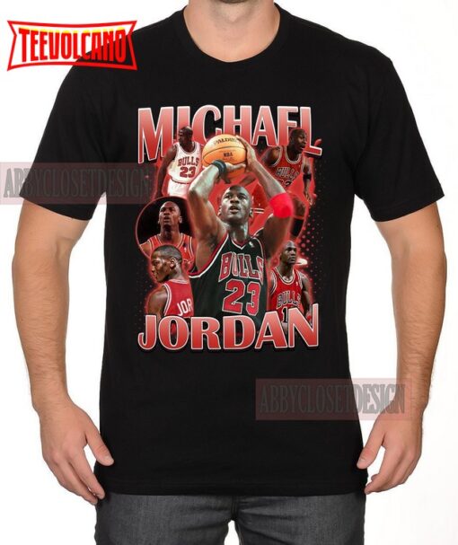 Michael Jordan Basketball Shirt – Michael Jordan 90s Vintage T-Shirt