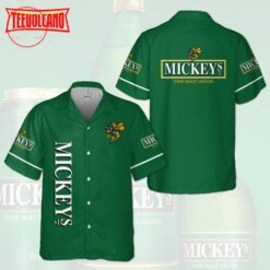 Mickeys Fine Malt Liquor Beer Hawaiian Shirt