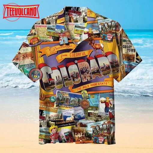 Mile High Colorado Hawaiian Shirt