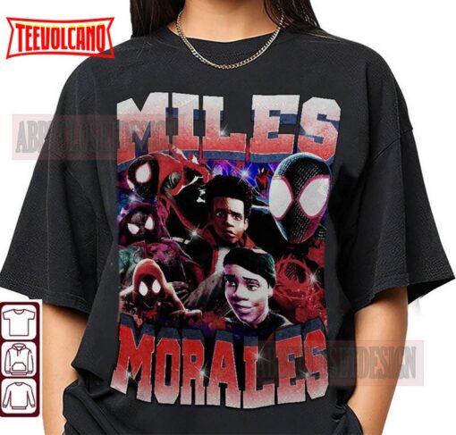 Miles Morales Bootleg Vintage Shirt – Spider Man 90s Vintage T-Shirt