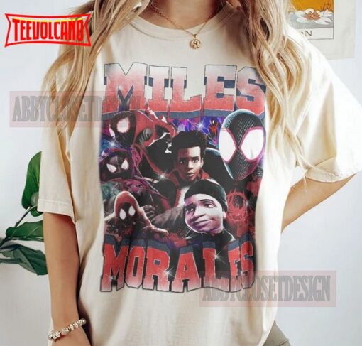 Miles Morales Bootleg Vintage Shirt – Spider Man 90s Vintage T-Shirt