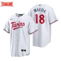 Minnesota Twins Kenta Maeda White 2023 Replica Home Jersey