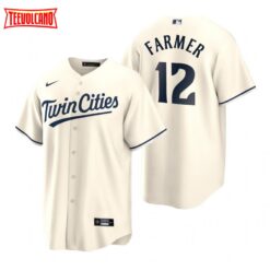 Minnesota Twins Kyle Farmer Cream 2023 Alternate Replica Jersey