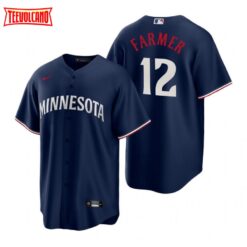 Minnesota Twins Kyle Farmer Navy 2023 Alternate Replica Jersey