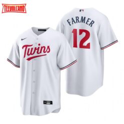 Minnesota Twins Kyle Farmer White 2023 Home Replica Jersey