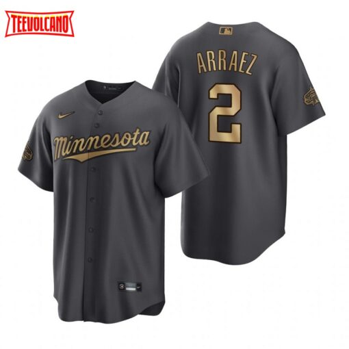 Minnesota Twins Luis Arraez Charcoal 2022 All-Star Game Replica Jersey