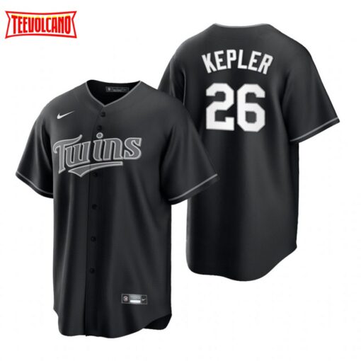 Minnesota Twins Max Kepler Black White Fashion Replica Jersey