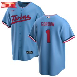 Minnesota Twins Nick Gordon Light Blue Alternate Replica Jersey