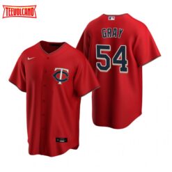 Minnesota Twins Sonny Gray Red Alternate Replica Jersey