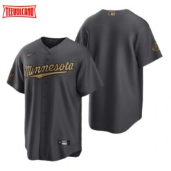 Minnesota Twins Team Charcoal 2022 All-Star Game Replica Jersey